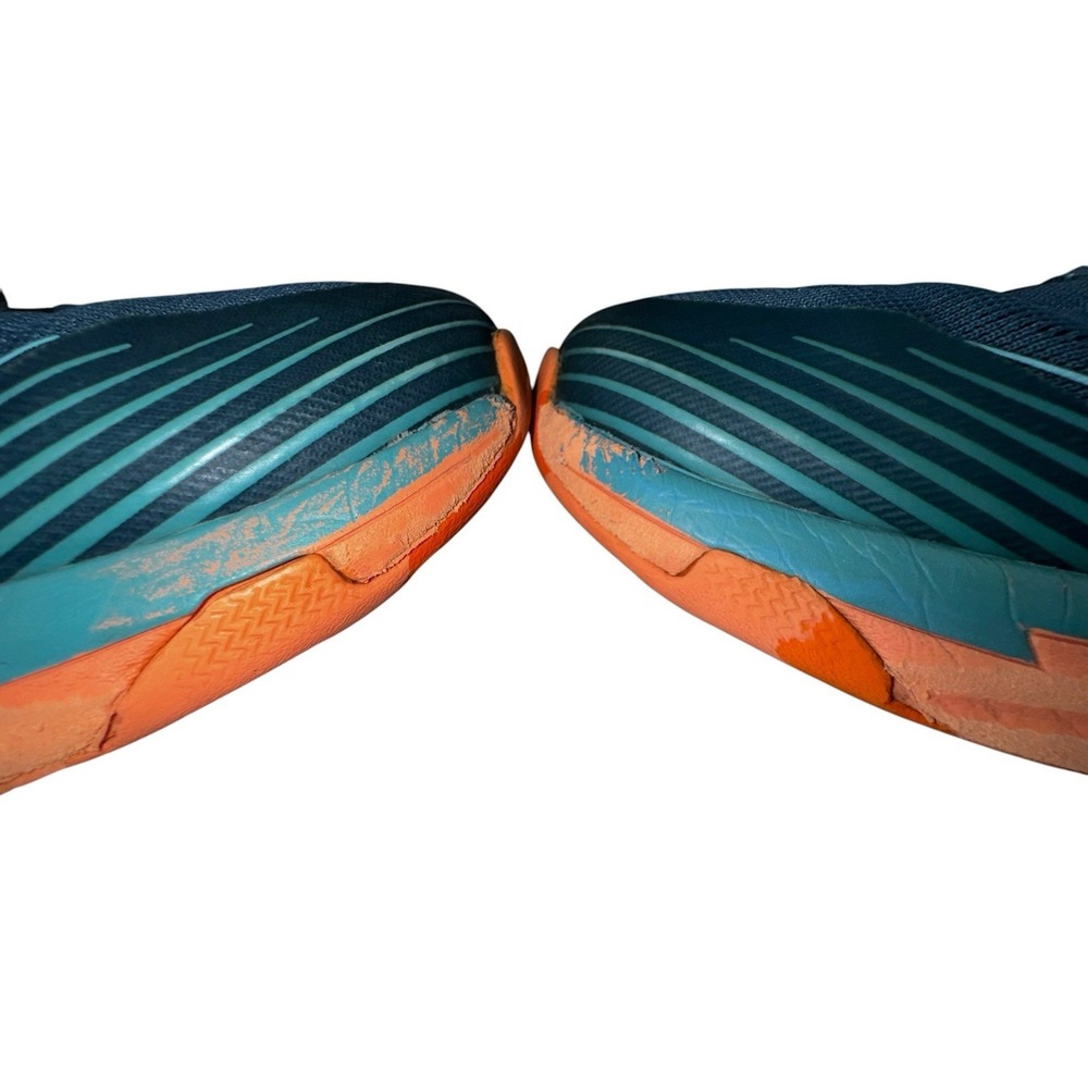 HOKA One One Torrent 2 Teal & Orange Colorway Women's Trail Running Shoes Sz 9.5 - Picture 9 of 13